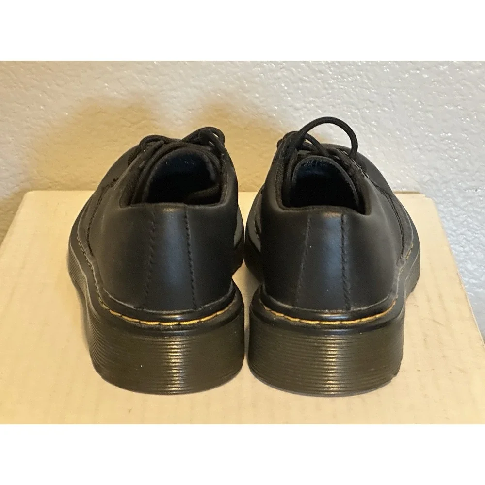 Dr. Martens 1461 J Kids sz.12‎ EU 29 Black Leather Oxfords Lace Up Flats Shoes